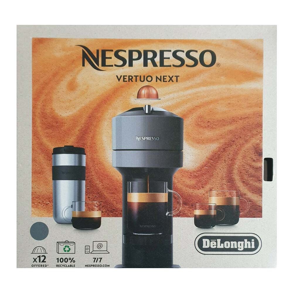 Delonghi Nespresso Vertuo Next Coffee Machine ENV120GY With 12