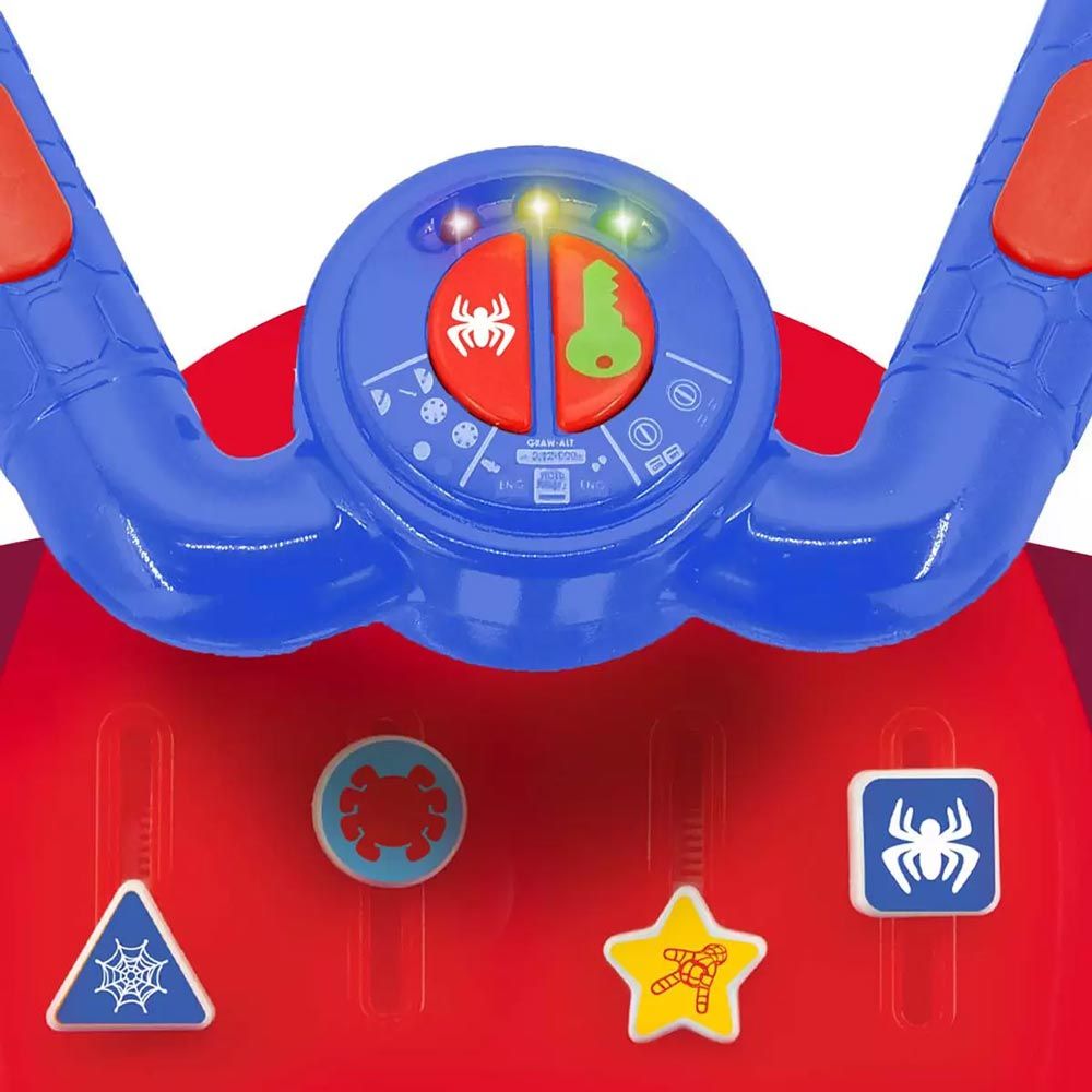 Disney Spider Man Lights N' Sounds Activity Plane Ride on