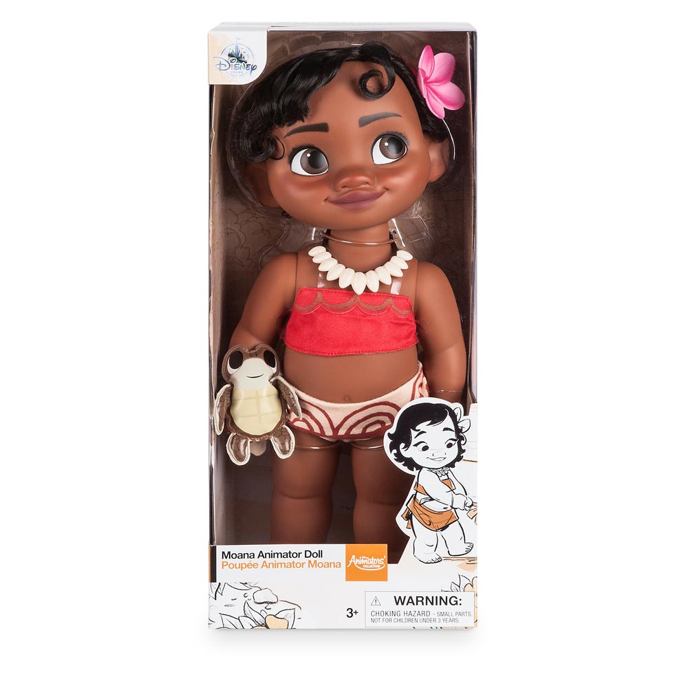 moana doll with sand on feet