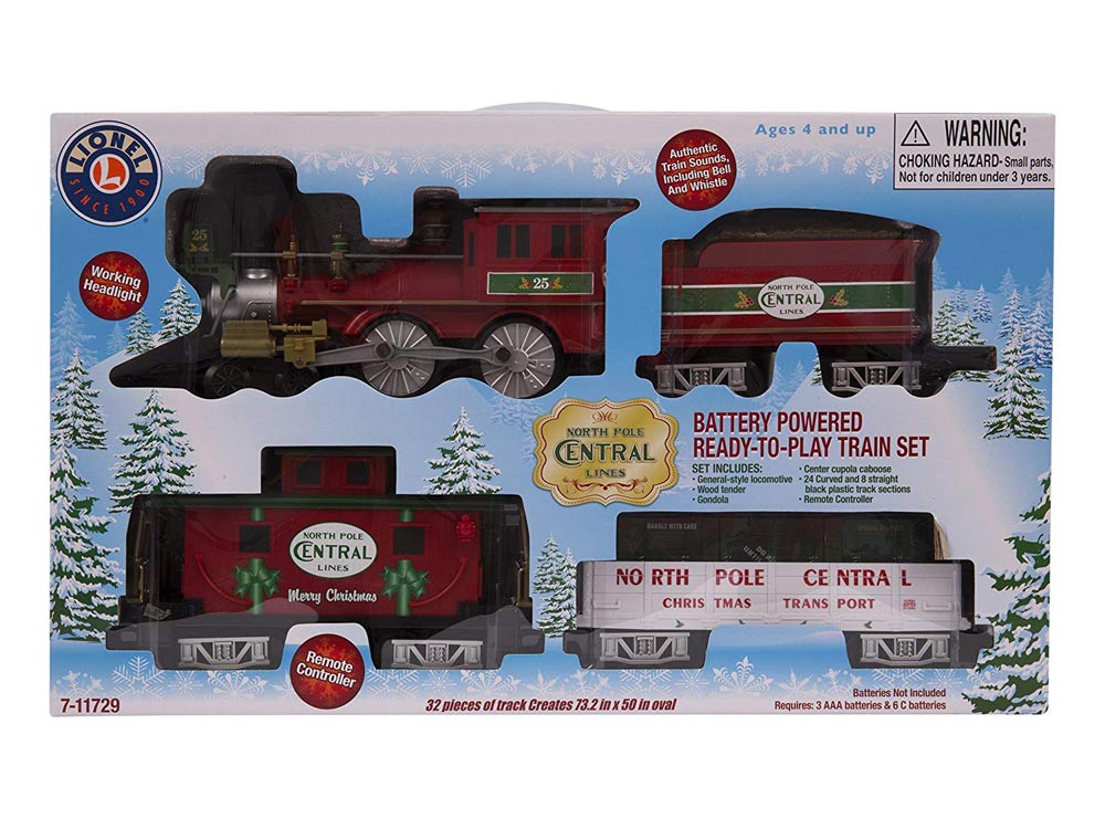 toy christmas train set