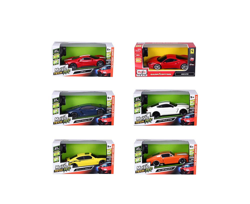 Maisto Tech 1 24 Scale R C Cars Assorted