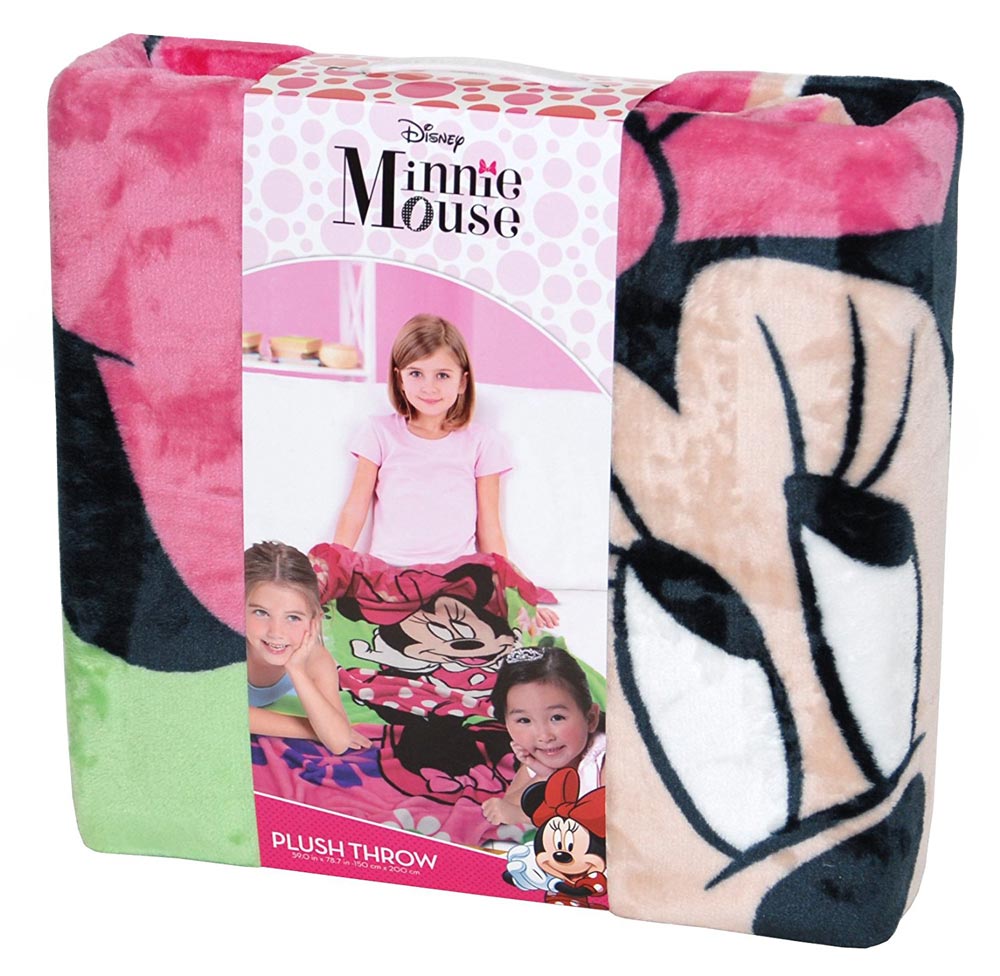 Minnie Mouse Fleece Blanket Throw Tv Movie Character Toys