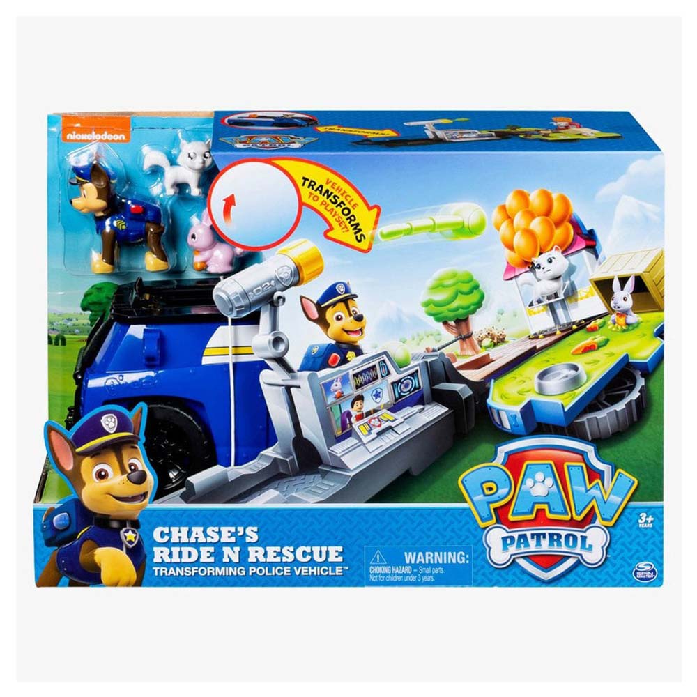 paw patroller playset ride on