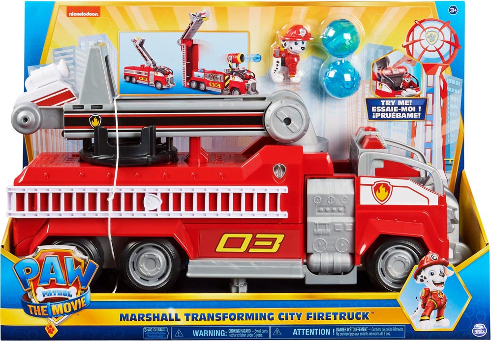 Paw patrol store inflatable fire truck