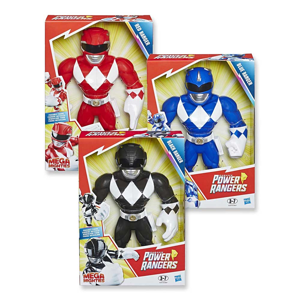 playskool heroes mega mighties power rangers black ranger