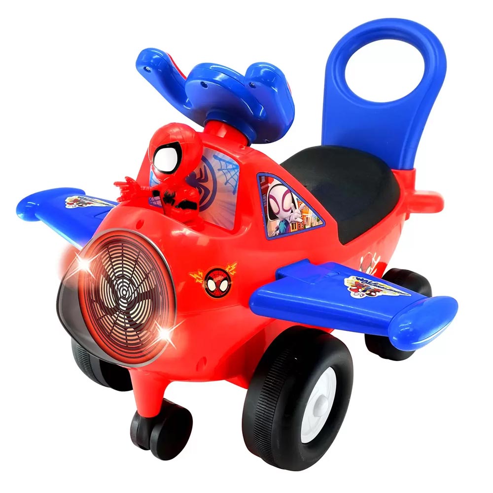 Disney Spider Man Lights N' Sounds Activity Plane Ride on