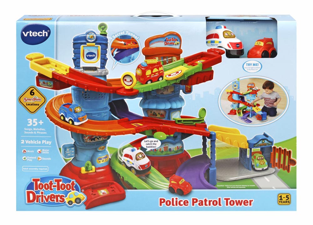 VTech Toot Toot Drivers Police Patrol Tower